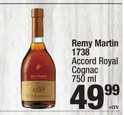 Super King Markets Remy Martin 1738 Accord Royal Cognac offer