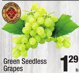 Super King Markets Green Seedless Grapes offer