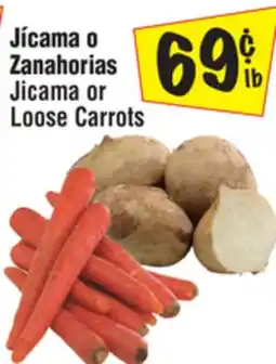 El Super Jicama or Loose Carrots offer