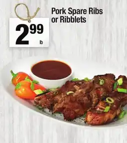 Super King Markets Pork Spare Ribs or Ribblets offer