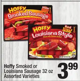 Super King Markets Hoffy Smoked or Louisiana Sausage offer