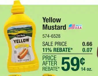 Menards Old Style Yellow Mustard - 14 oz offer