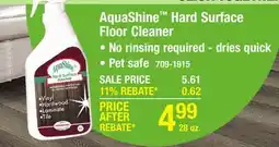 Menards AquaShine Hard Surface Floor Cleaner - 28 ounces offer