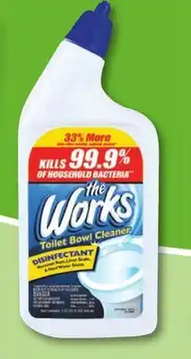 Menards The Works Toilet Bowl Cleaner - 32 oz offer