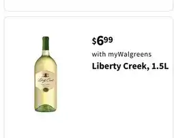 Walgreens Liberty Creek, 1.5L offer