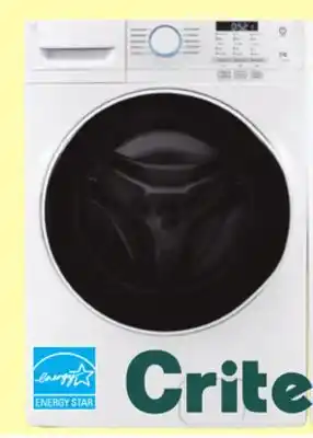 Menards Criterion 4.5 cu.ft. White Front-Load Washer offer