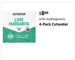 Walgreens 4-Pack Cutwater offer