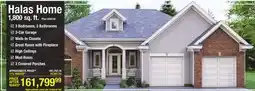 Menards 1,800 sq. ft. Halas Home offer