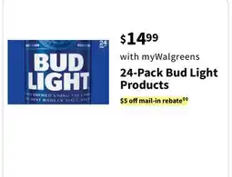 Walgreens 24-Pack Bud Light Products offer