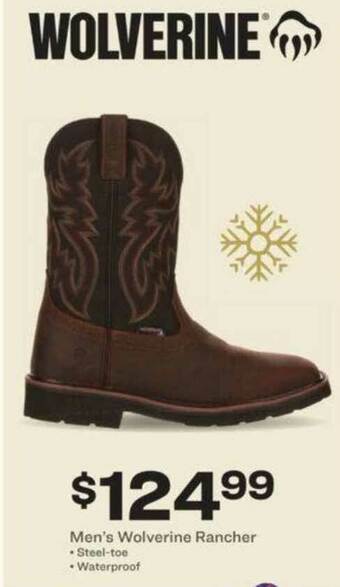 Academy Men's Wolverine Rancher offer