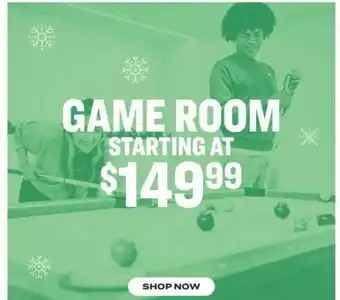 Academy Game Room offer