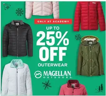 Academy Up To 25% Off Outerwear offer