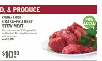 New Seasons Market Grass-fed Beef Stew Meat offer