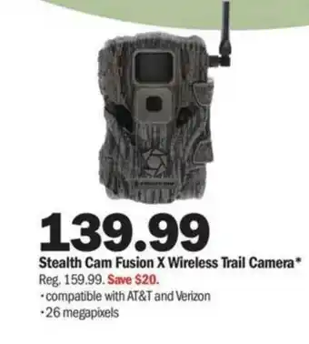 Meijer Stealth Cam Fusion X Wireless Trail Camera offer