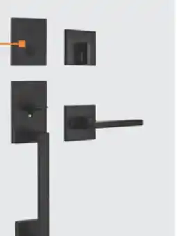 The Home Depot KWIKSET San Clemente Low Profile Handleset offer