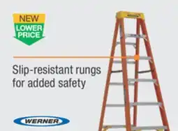 The Home Depot WERNER 6' Fiberglass Step Ladder, Type IA offer