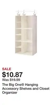 Kohl's The Big One Hanging Accessory Shelves and Closet Organizer offer