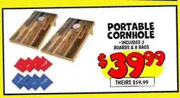 Ollie's PORTABLE CORNHOLE offer