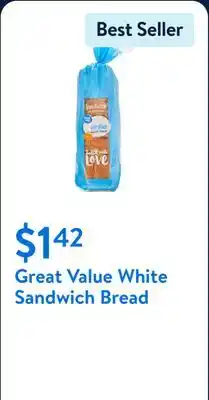 Walmart Great Value White Sandwich Bread offer