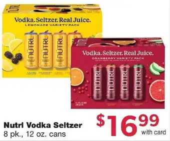 Family Fresh Market Nutrl Vodka Seltzer offer
