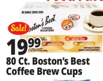 Ocean State Job Lot Boston's Best Coffee Cups 80 Count offer