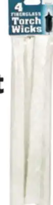 Ocean State Job Lot Fiberglass Torch Wicks 4 Pack offer