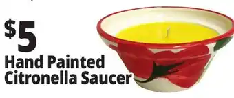 Ocean State Job Lot Citronella Saucer Candle offer