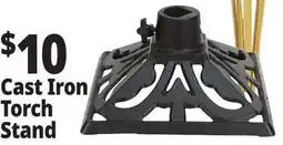 Ocean State Job Lot Cast Iron Torch Stand offer