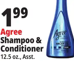 Ocean State Job Lot Agree Shampoo & Conditioner offer