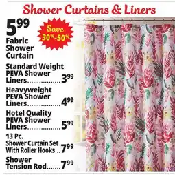 Ocean State Job Lot Shower Curtain Liners offer