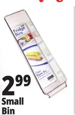 Ocean State Job Lot Small Clear Plastic Fridge Bin 4 x 14.5 x 4 offer