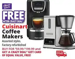 Ocean State Job Lot Cuisinart Coffee Makers offer