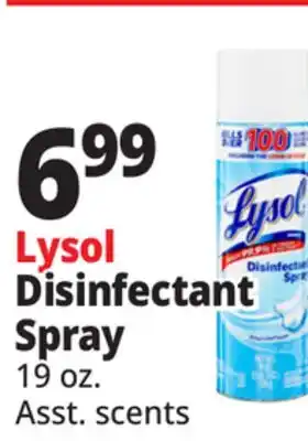 Ocean State Job Lot Lysol Disinfectant Spray offer