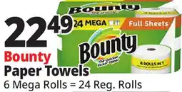 Ocean State Job Lot Bounty Paper Towels offer