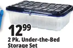 Ocean State Job Lot Mr. Fresh Under the Bed Storage Bins 2 Count offer