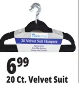 Ocean State Job Lot HomeLiving Velvet Suit Hangers 20 Count offer