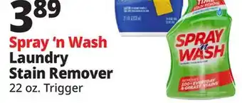 Ocean State Job Lot Spray 'n Wash Laundry Stain Remover offer