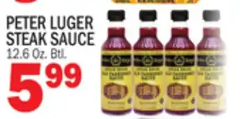 C Town PETER LUGER STEAK SAUCE offer