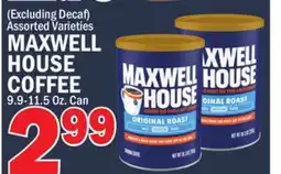 C Town MAXWELL HOUSE COFFEE offer