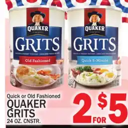 C Town QUAKER GRITS offer
