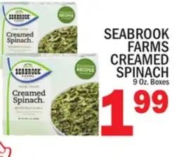 C Town SEABROOK FARMS CREAMED SPINACH offer