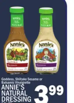 C Town ANNIE'S NATURAL DRESSING offer