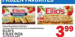 C Town ELLIO'S 9 SLICE PIZZA 18.3-19.64 Oz. Boxes offer