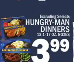C Town HUNGRY-MAN DINNERS offer