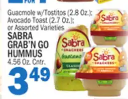 C Town SABRA GRAB'N GO HUMMUS 4.56 Oz. Cntr offer