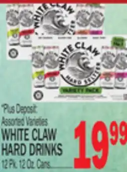 C Town WHITE CLAW HARD DRINKS offer