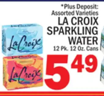 C Town LA CROIX SPARKLING WATER offer