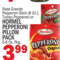 C Town HORMEL PEPPERONI PILLOW PACK offer