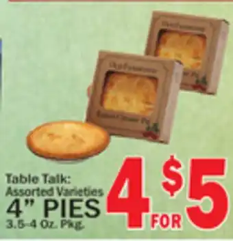 C Town Table Talk 4 PIES offer