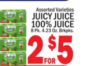 C Town JUICY JUICE 100% JUICE offer